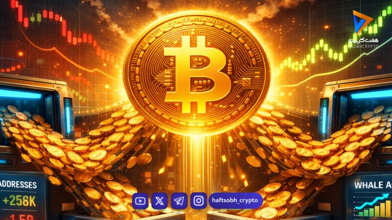 نهنگ‌ها در اوج سقوط بازار، میلیاردها دلار بیت‌کوین را به کیف‌پول‌های ذخیره‌ای منتقل کردند