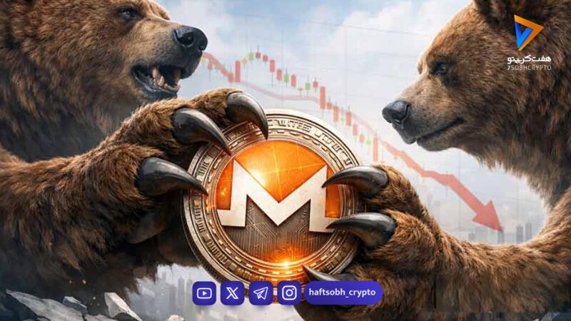 سقوط سهمگین مونرو؛ آیا خرس‌ها قیمت XMR را به زیر ۲۷۶ دلار می‌رسانند؟