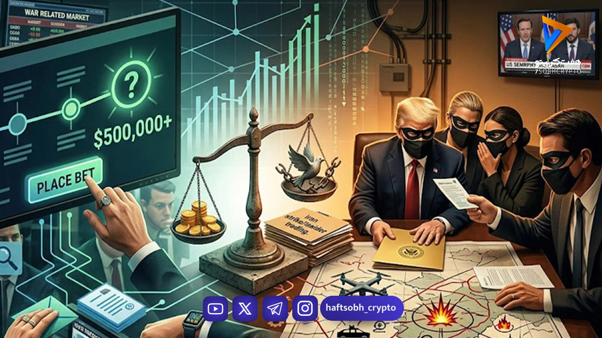 قانون‌گذاری در پلی مارکت؛ شرط‌بندی روی جنگ ایران و آمریکا ممنوع شد؟ - اخبار ارز دیجیتال