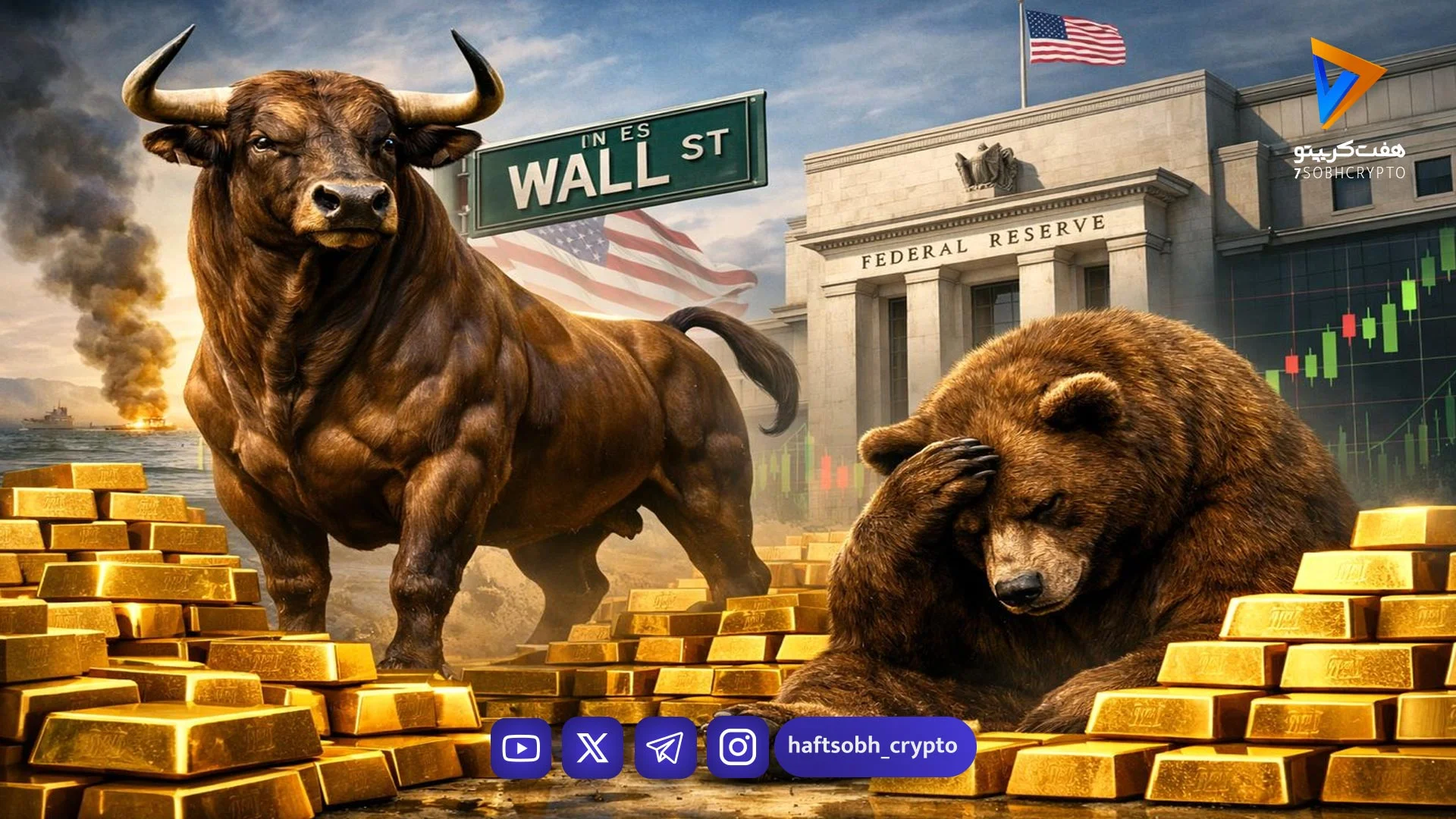 پیش‌بینی وال استریت از قیمت طلا در هفته پیشِ رو انتظارات مثبت نسبت به تداوم آتش‌بس منطقه‌ای توجه بازار به انتشار داده...