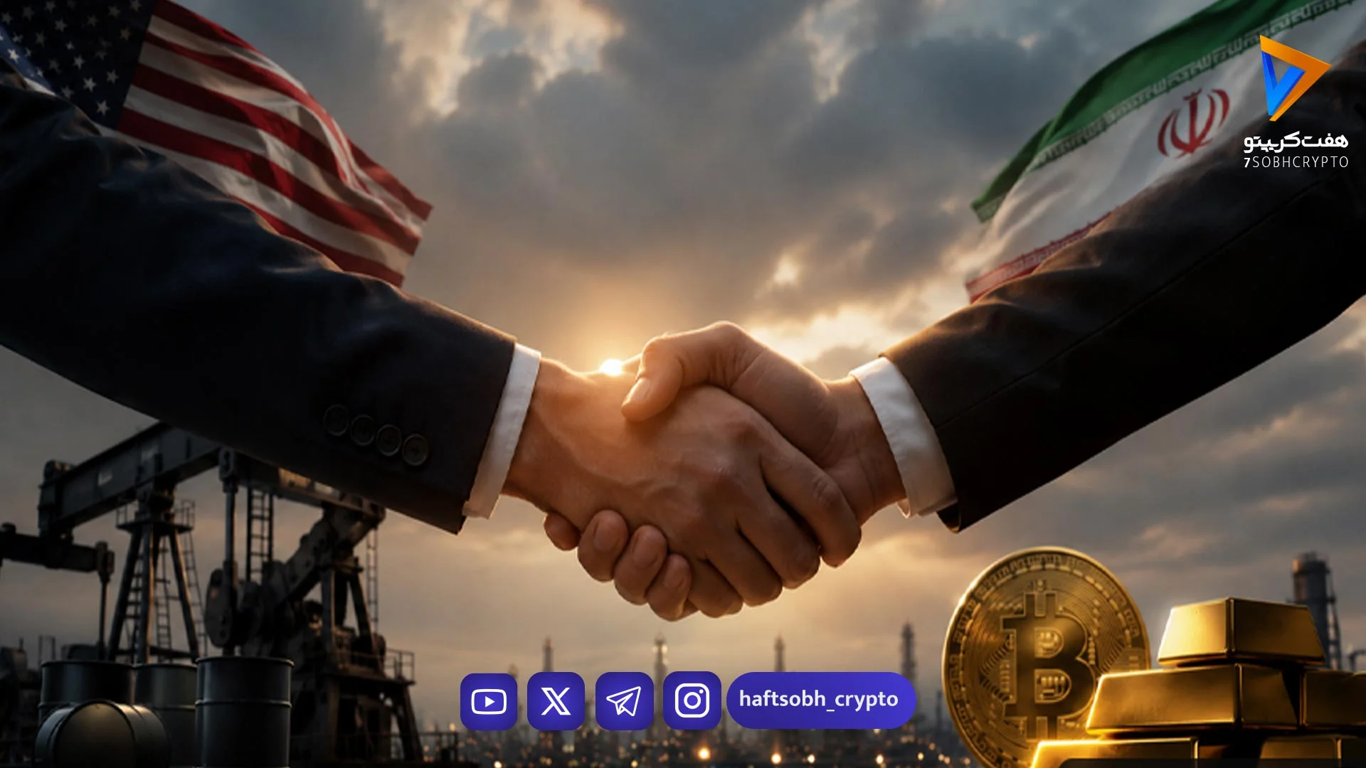 توافق تاریخی ایران و آمریکا؛ بازار نفت، طلا و بیت‌کوین در شوک بزرگ - اخبار ارز دیجیتال
